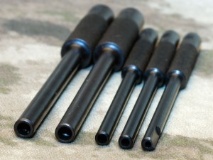 BROWNELLS AR 15 ROLL PIN HOLDER PUNCH SET