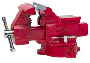 Picture of a Wilton Bench Vise for working on AR 15 rifles