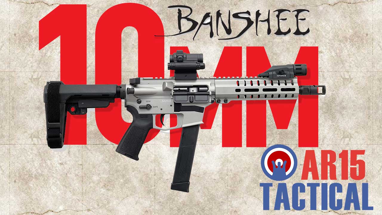 Picture of a CMMG Banshee 10mm AR Pistol Caliber Carbine