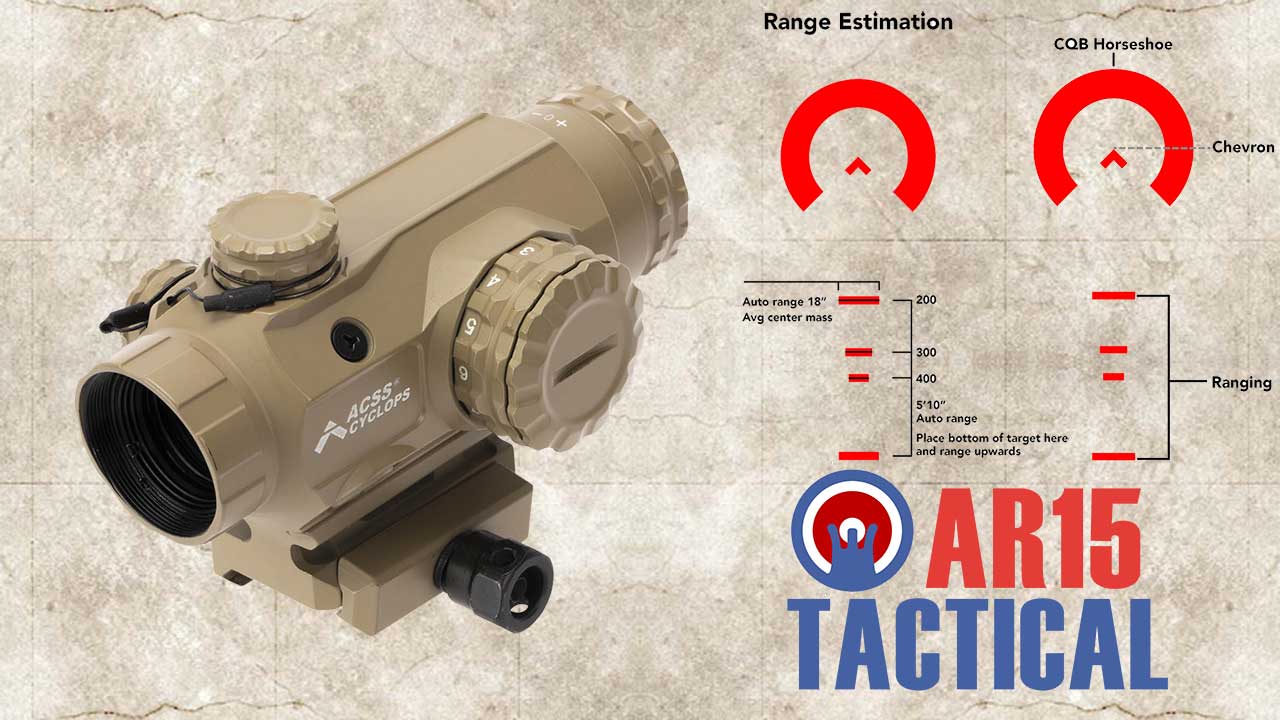 Picture of a Primary Arms Cyclops ACSS 1×20 Prism Scope